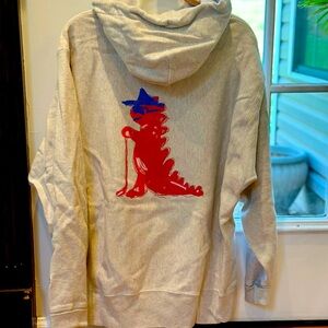 Golf hoodie. Cotton size large sugarloaf social club golf apparel